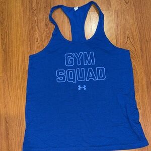 Under Armour Women's Blue Gym Squad Tank